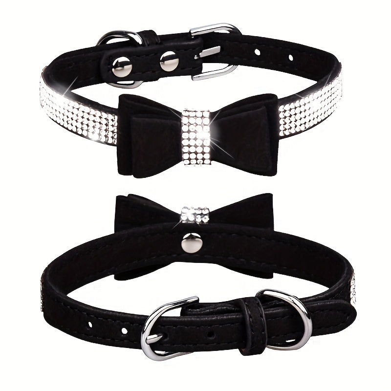 Rhinestone Dog Collar For Small Medium Large Dogs