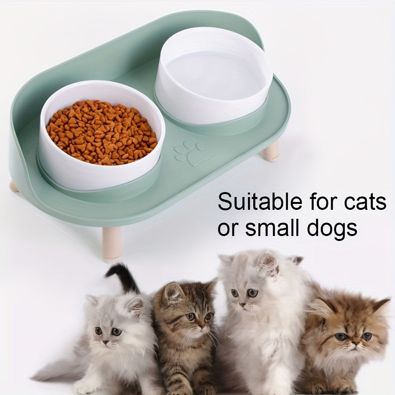 Elevated Raised Pet Bowls For Cats And Small Dogs
