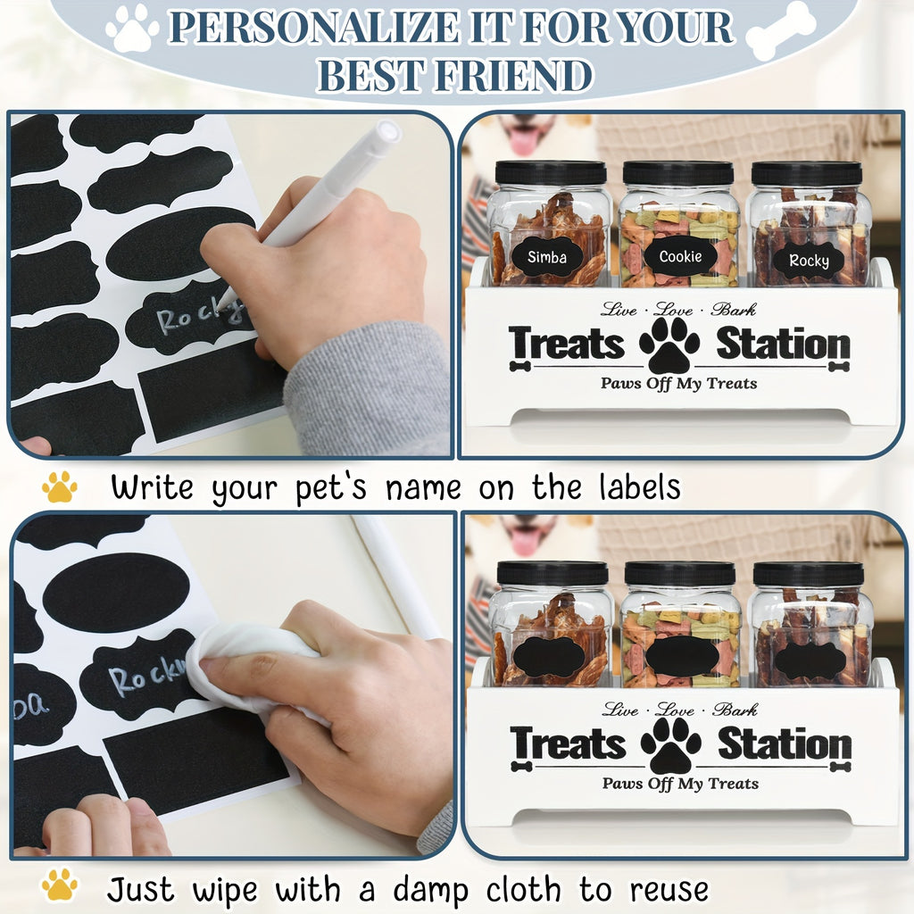 Wooden Farmhouse Style Treat Containers