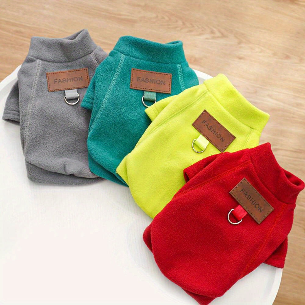 4pcs Set Winter Warm Pet Clothes for Dogs & Cats