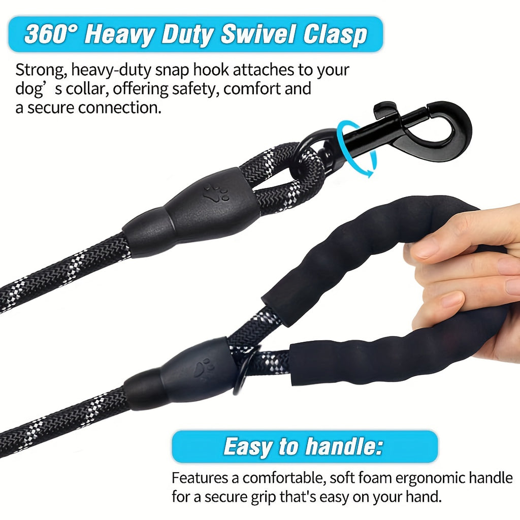 JOYTALE Reflective Dog Leash with Comfortable Padded Handle