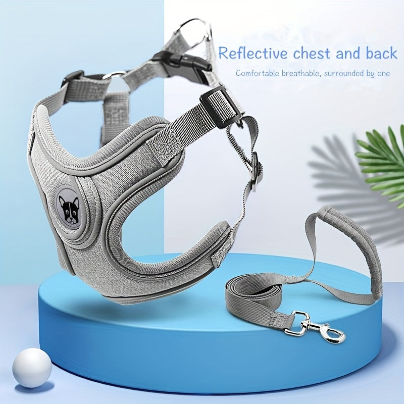 Breathable & Adjustable Reflective Dog Harness Vest