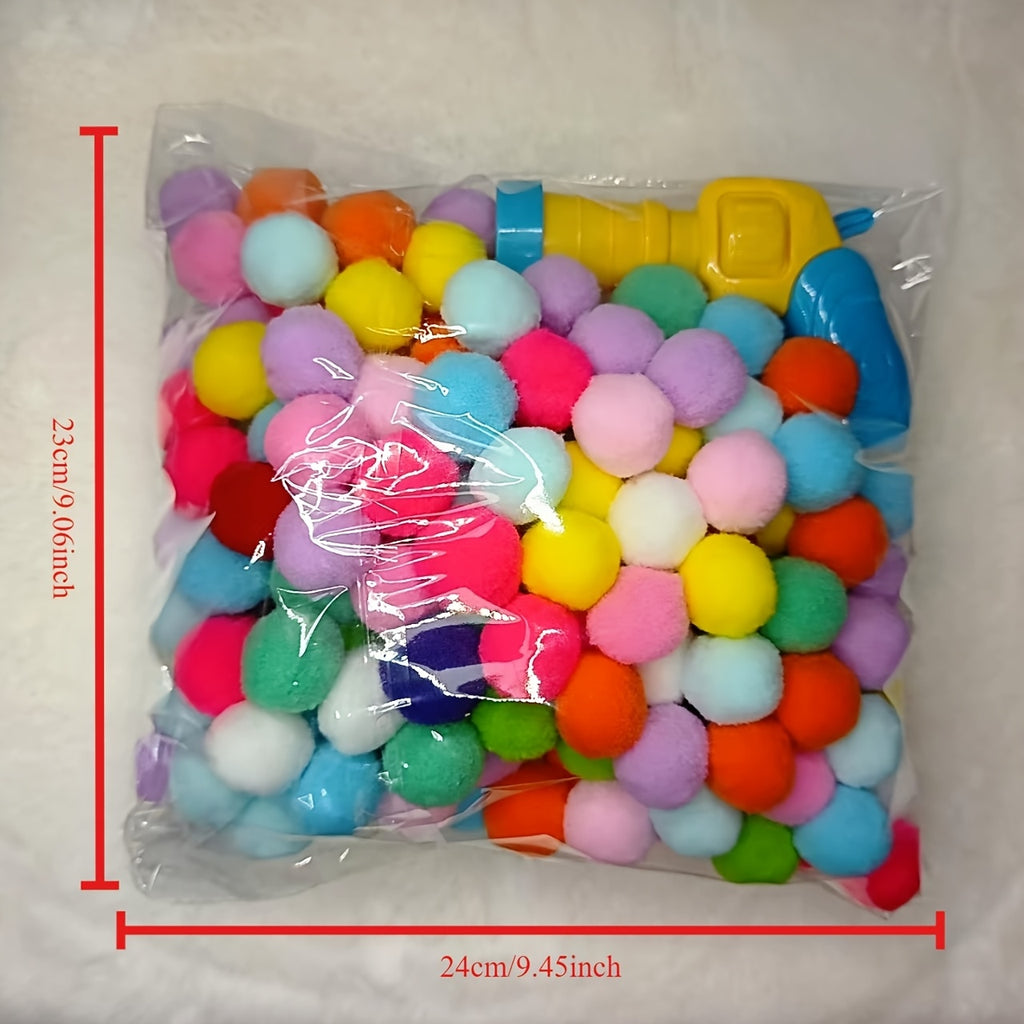 31pcs Cat Ball Toy Launcher Gun