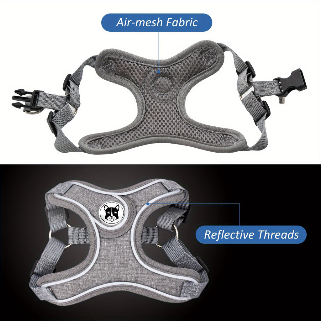 Breathable & Adjustable Reflective Dog Harness Vest