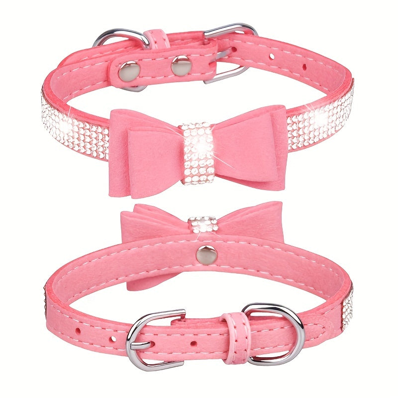 Rhinestone Dog Collar For Small Medium Large Dogs