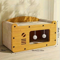 Cat House With Scratching Board