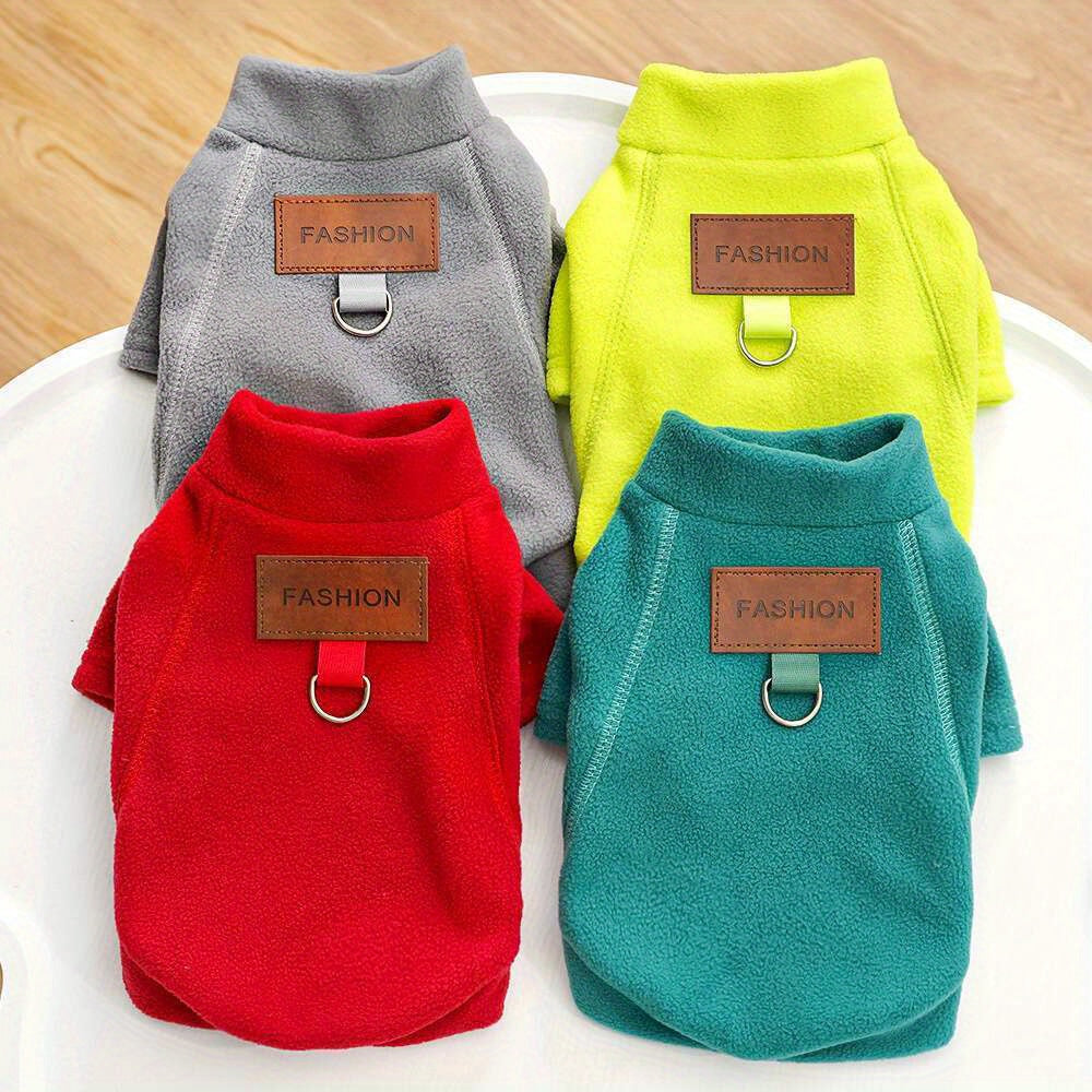4pcs Set Winter Warm Pet Clothes for Dogs & Cats