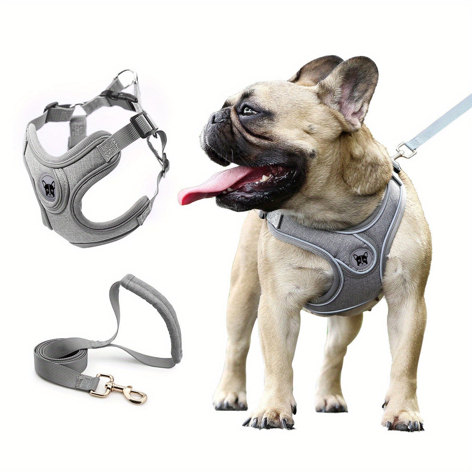 Breathable & Adjustable Reflective Dog Harness Vest