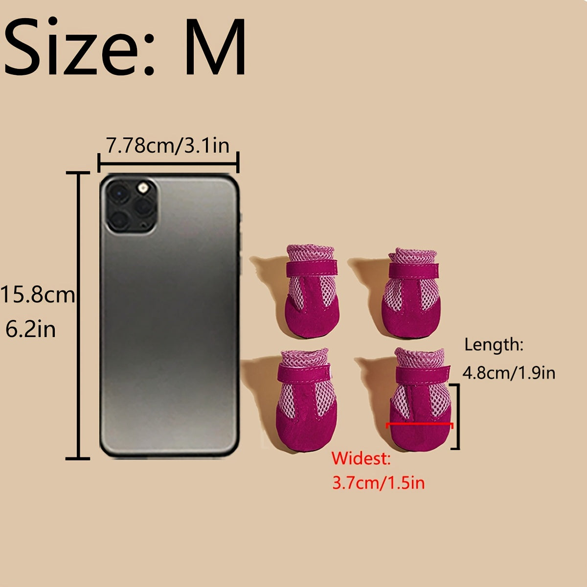 Four Season Universal Breathable Soft Sole Dog Shoes