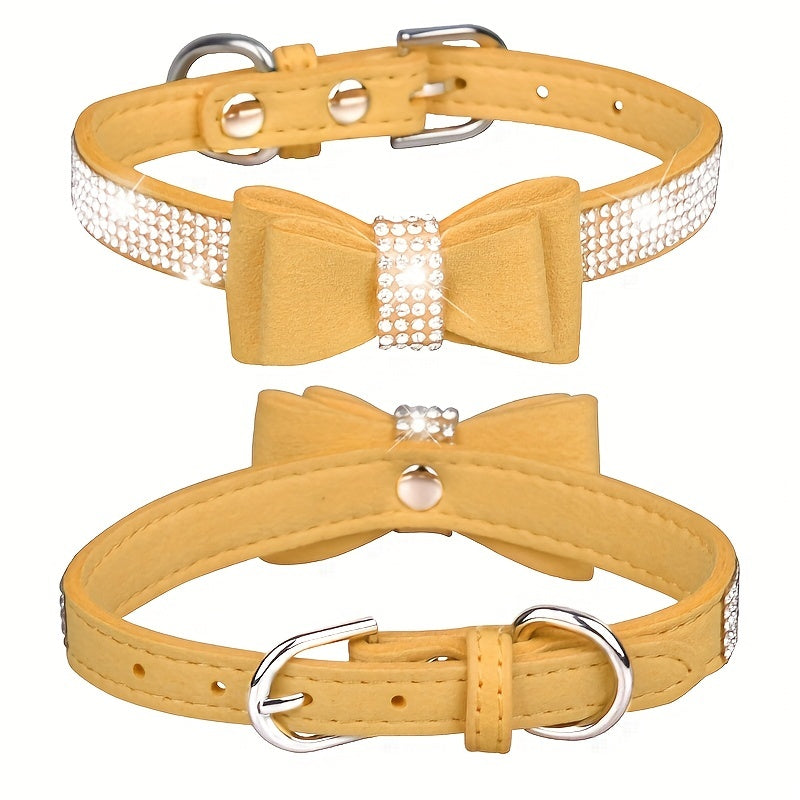 Rhinestone Dog Collar For Small Medium Large Dogs