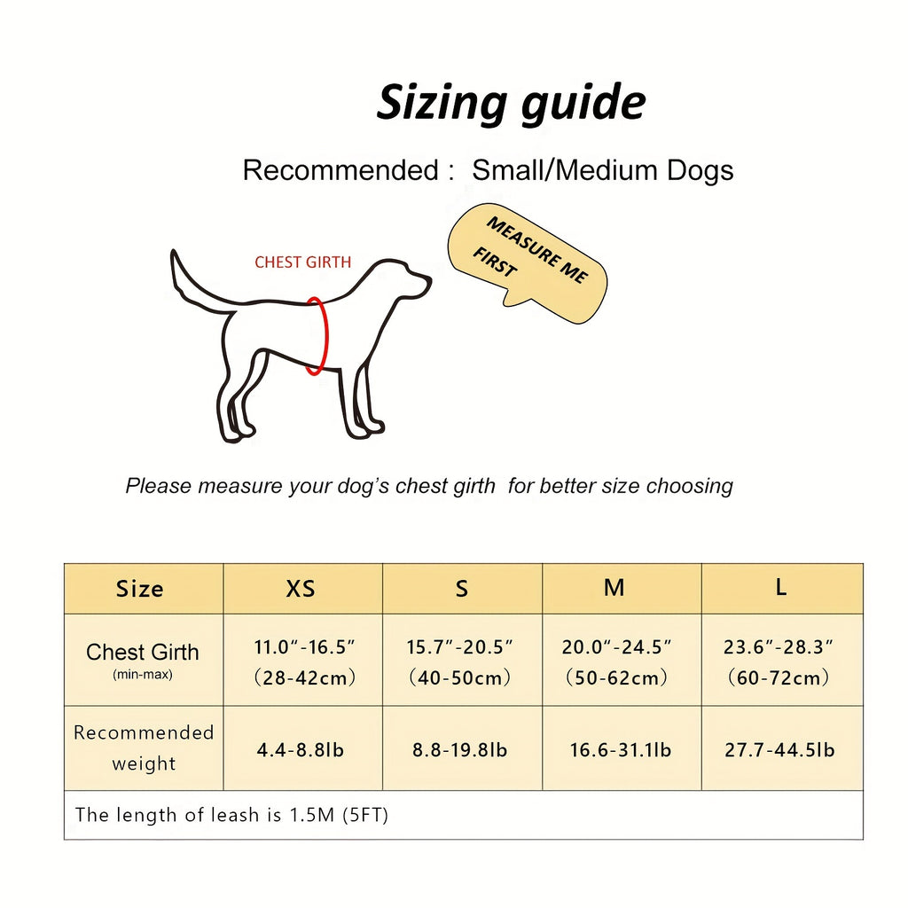 Breathable & Adjustable Reflective Dog Harness Vest