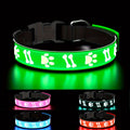 USB-Rechargeable LED Dog Collar with 15 Light Modes