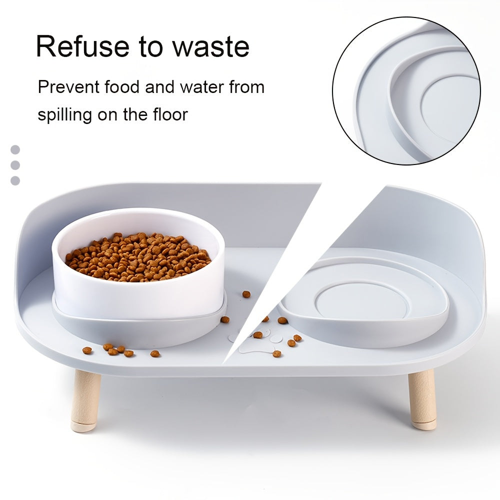 Elevated Raised Pet Bowls For Cats And Small Dogs