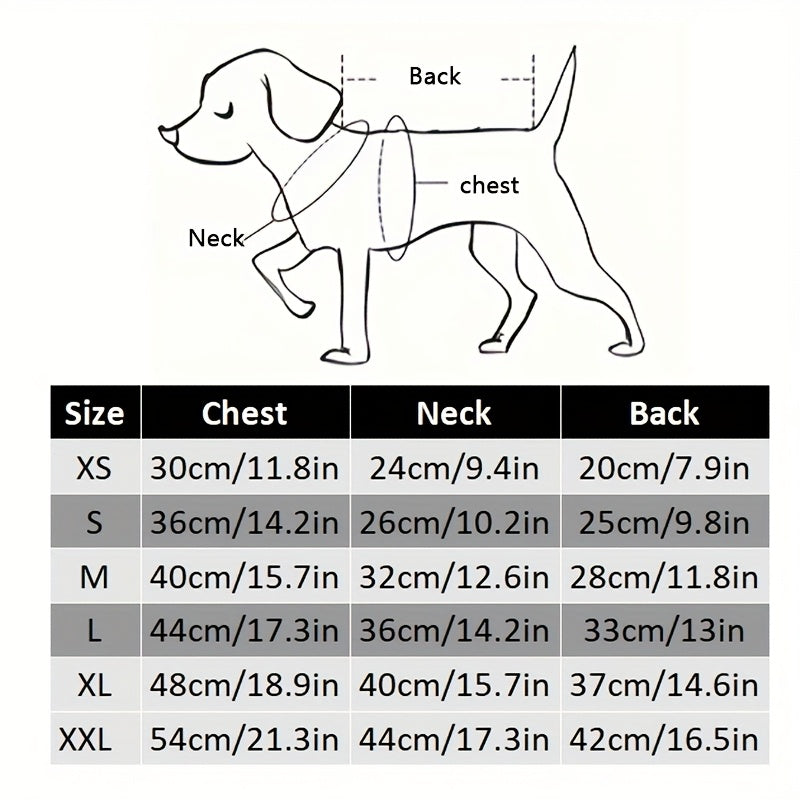 4pcs Set Winter Warm Pet Clothes for Dogs & Cats