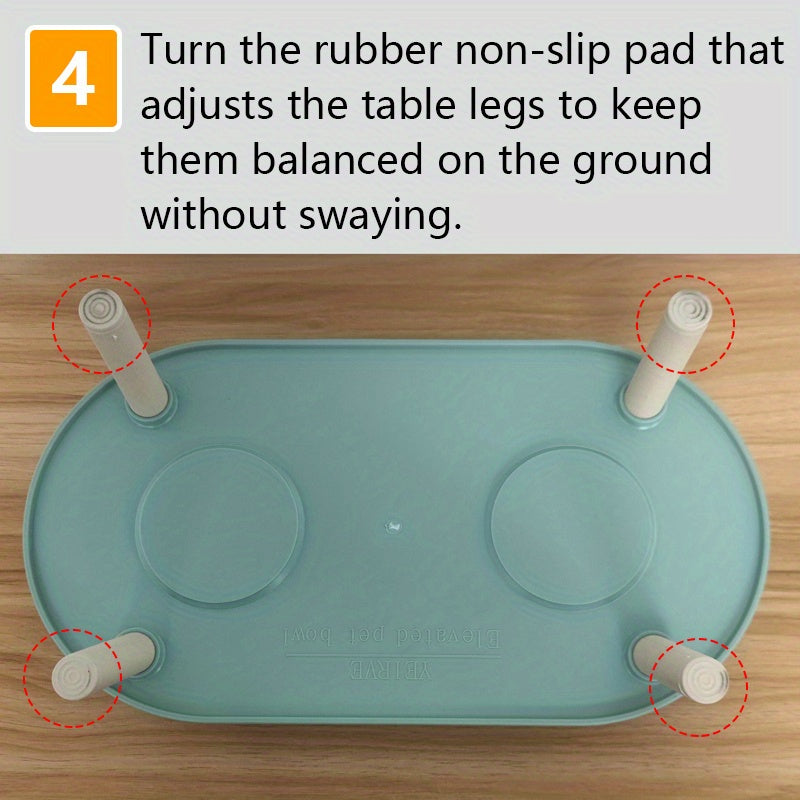 Elevated Raised Pet Bowls For Cats And Small Dogs