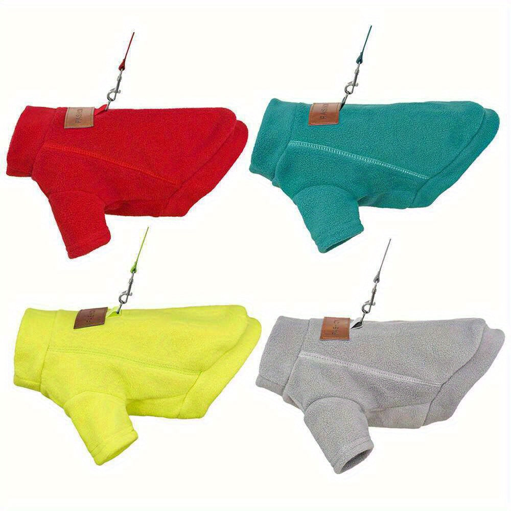 4pcs Set Winter Warm Pet Clothes for Dogs & Cats