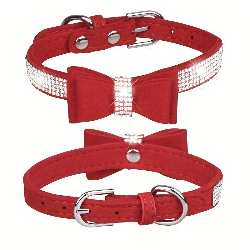 Rhinestone Dog Collar For Small Medium Large Dogs