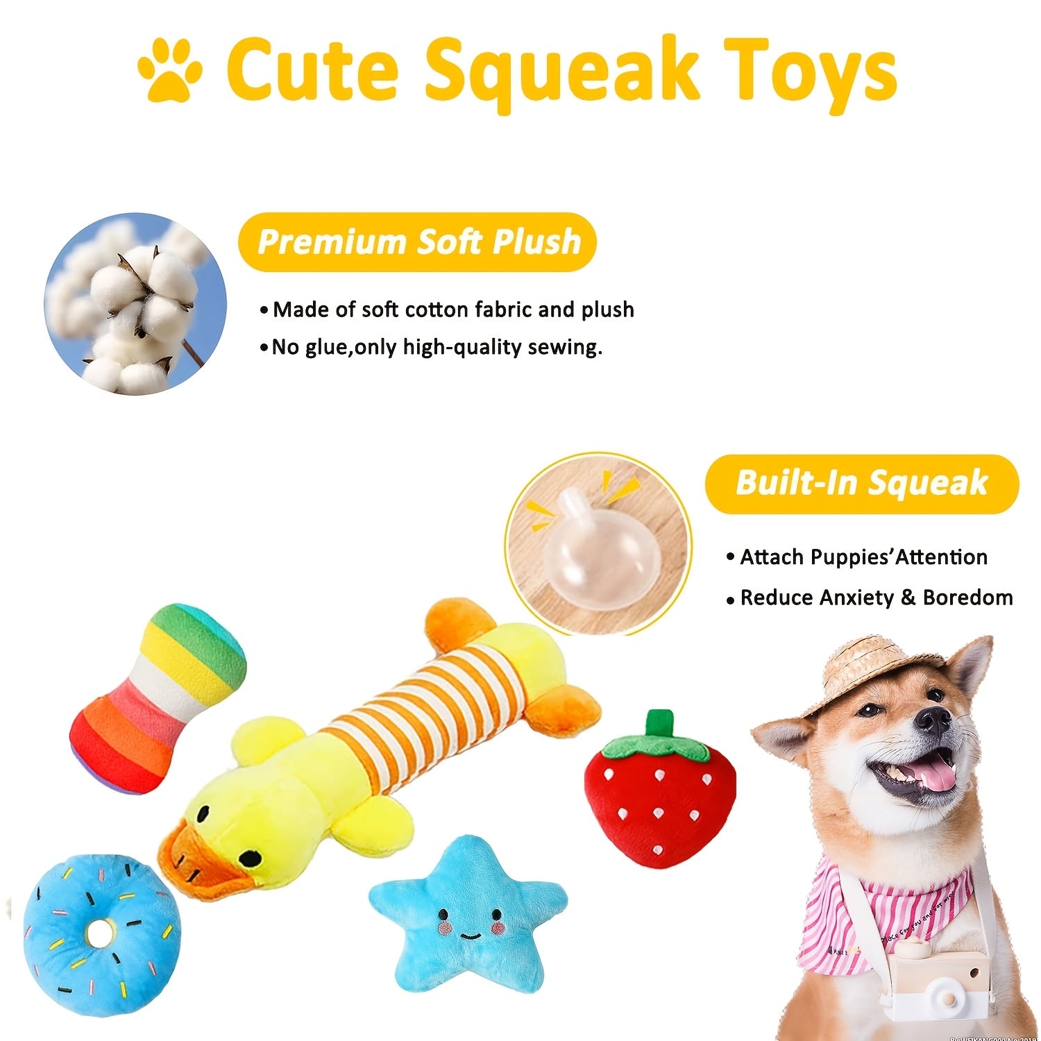 25pcs Set Of Dog Toys