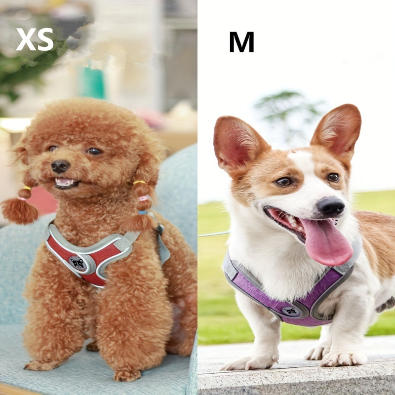 Breathable & Adjustable Reflective Dog Harness Vest