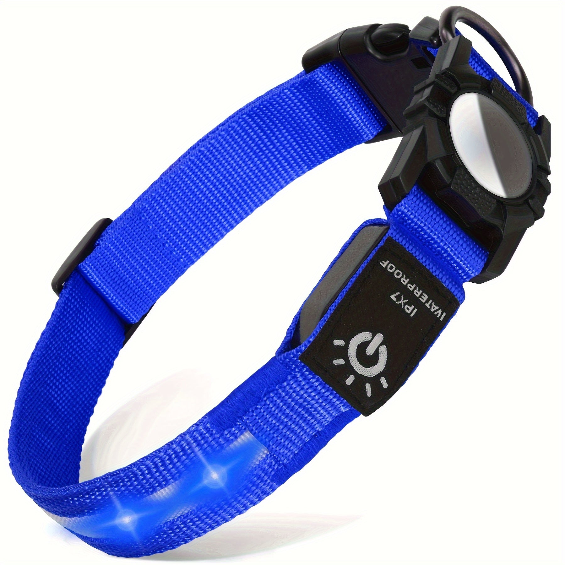 JOYTALE LED Dog Collar with AirTag Holder