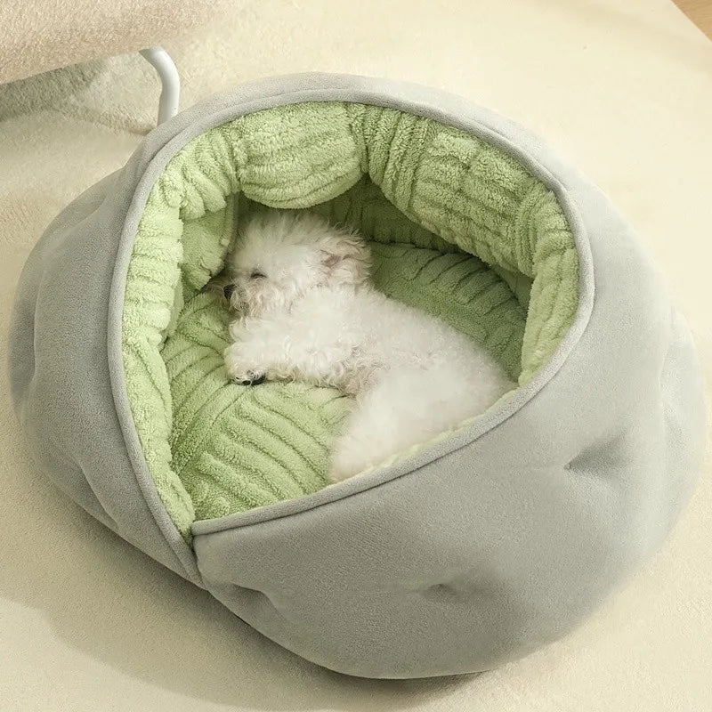 Cat mats cat beds semi-enclosed cat sofa beds for winter warmth dog beds pet houses pet supplies dog house