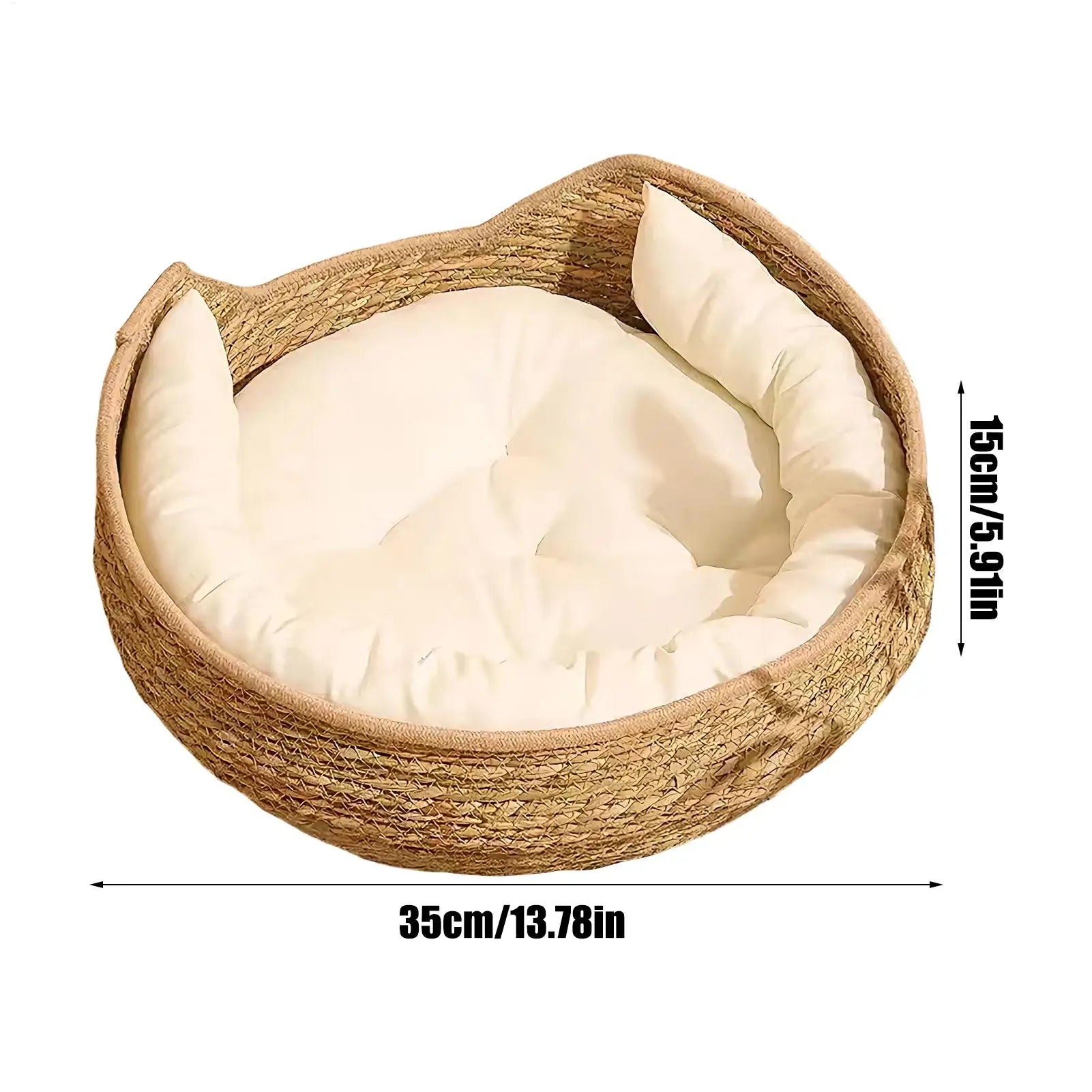 Cat Bed Woven Nest