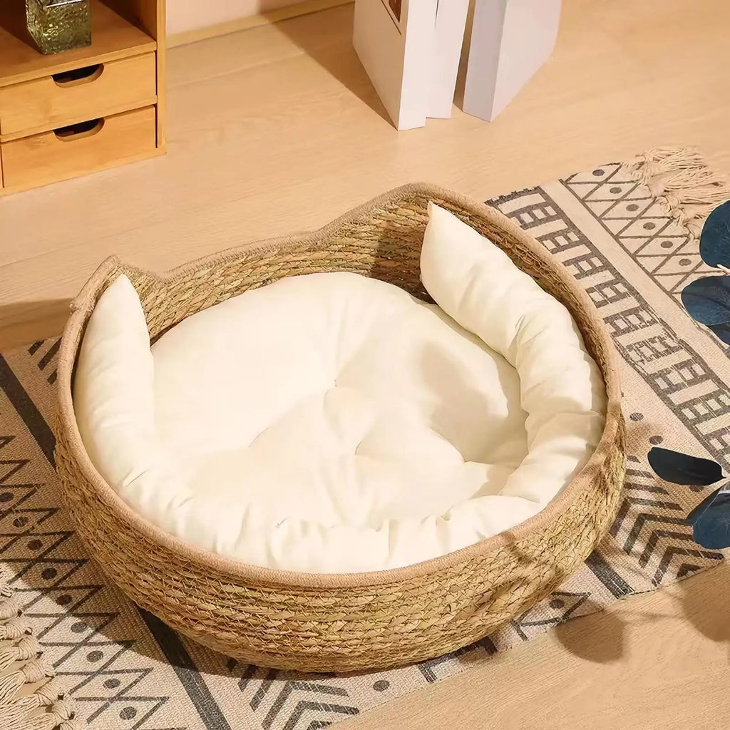 Cat Bed Woven Nest