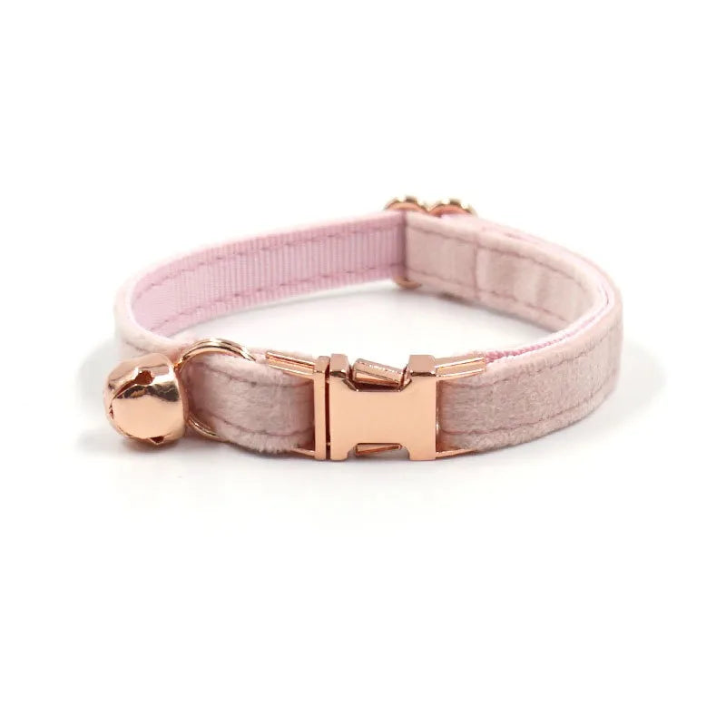 Cat Dog Collars Decorate Bow Around Neck Solid Color Puppy Chihuahua Collars Adjustable Safety Buckle Bow Tie Pets Accessories