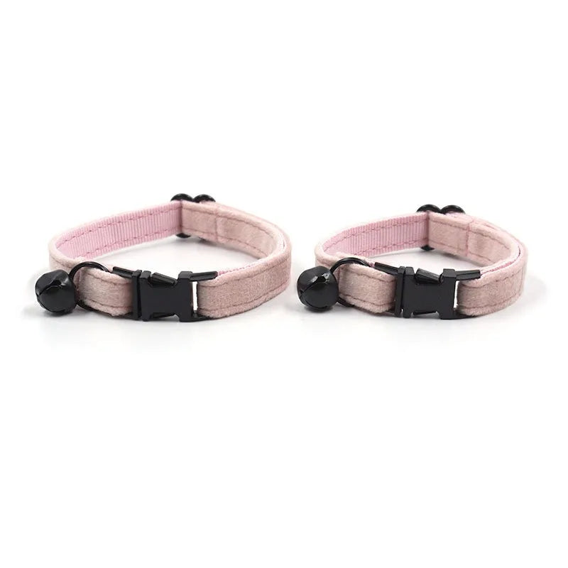 Cat Dog Collars Decorate Bow Around Neck Solid Color Puppy Chihuahua Collars Adjustable Safety Buckle Bow Tie Pets Accessories