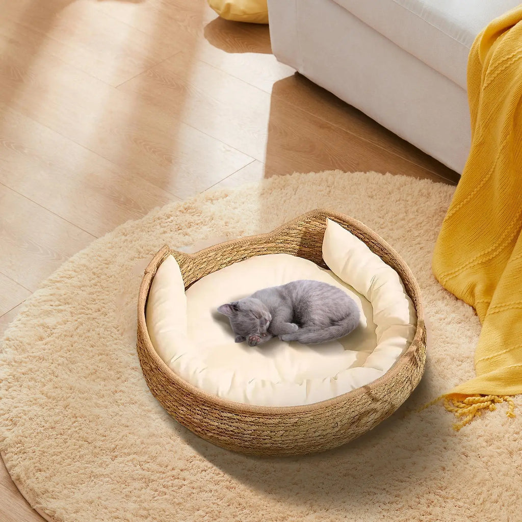 Cat Bed Woven Nest