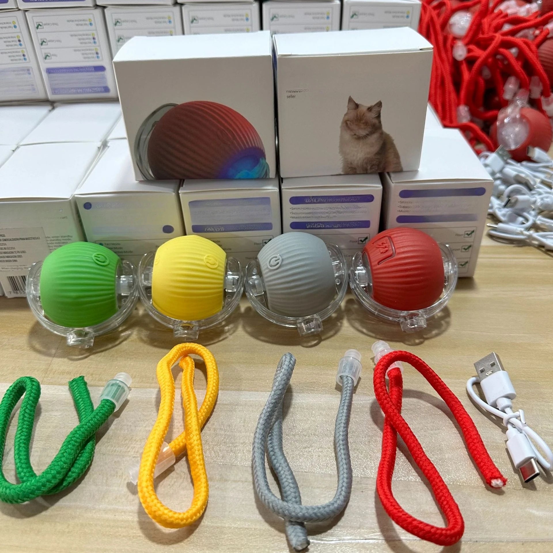 Dog and cat toys, ball, durable, self-entertainment,