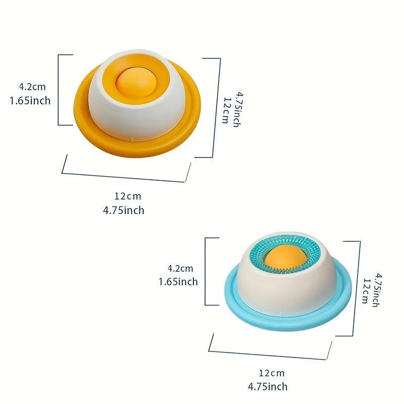 Interactive Pet Lick Mat Yogurt Licking Plate Slow Feeder Dogs Cats Durable Material Promotes Dental Health Mental Stimulation