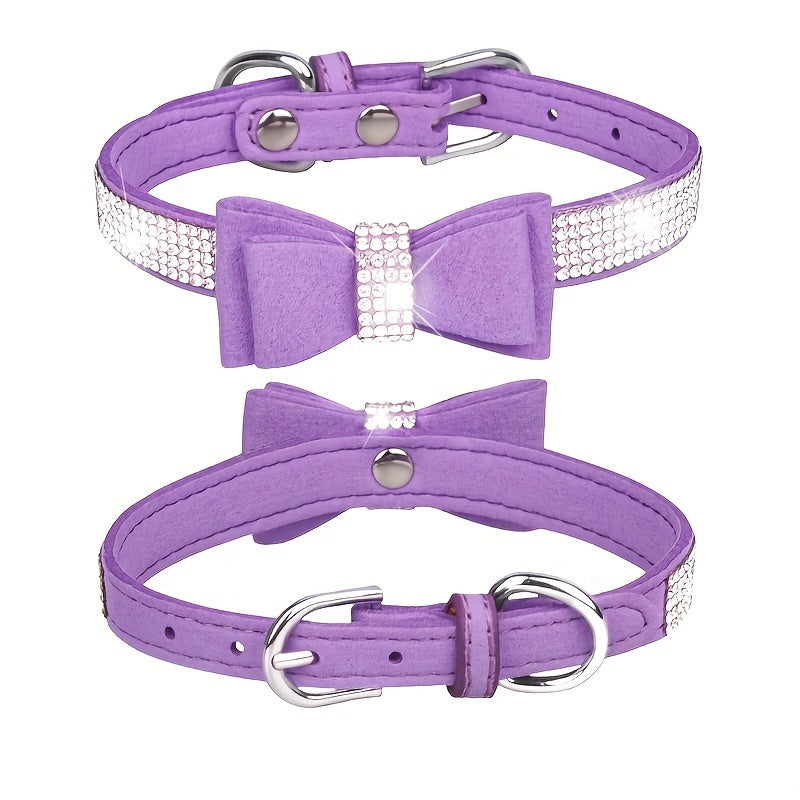 Rhinestone Dog Collar For Small Medium Large Dogs