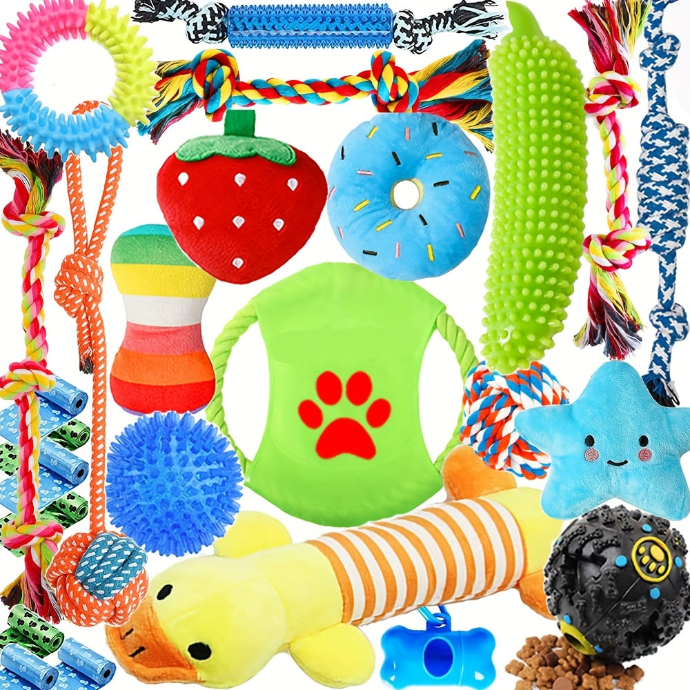 25pcs Set Of Dog Toys