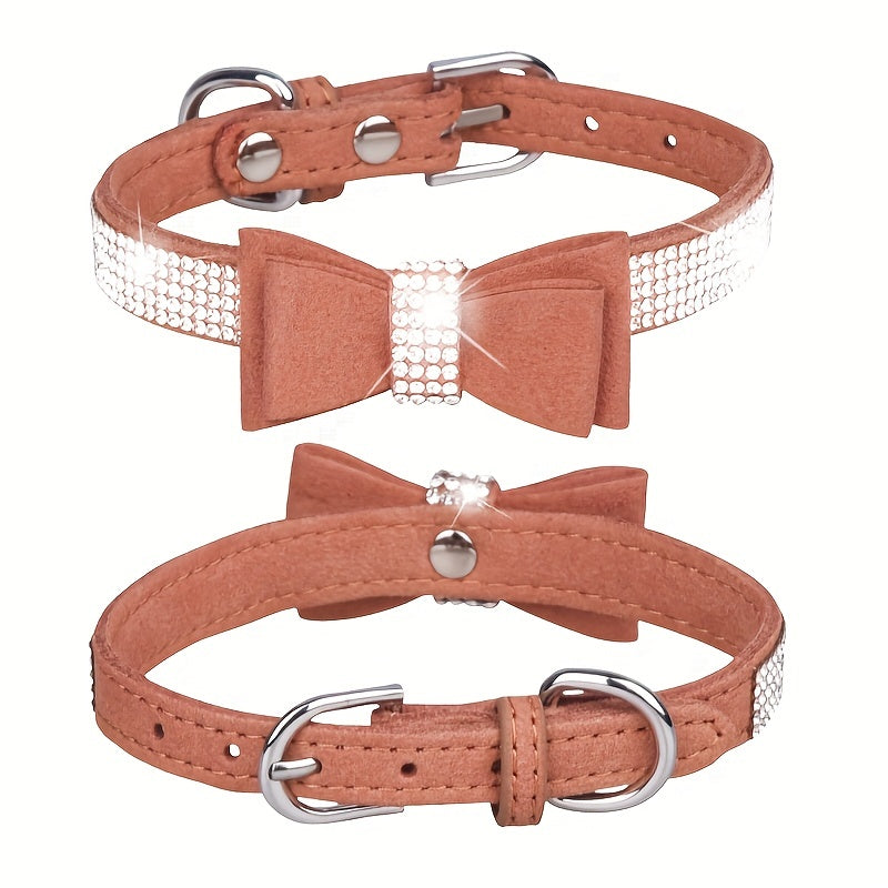 Rhinestone Dog Collar For Small Medium Large Dogs