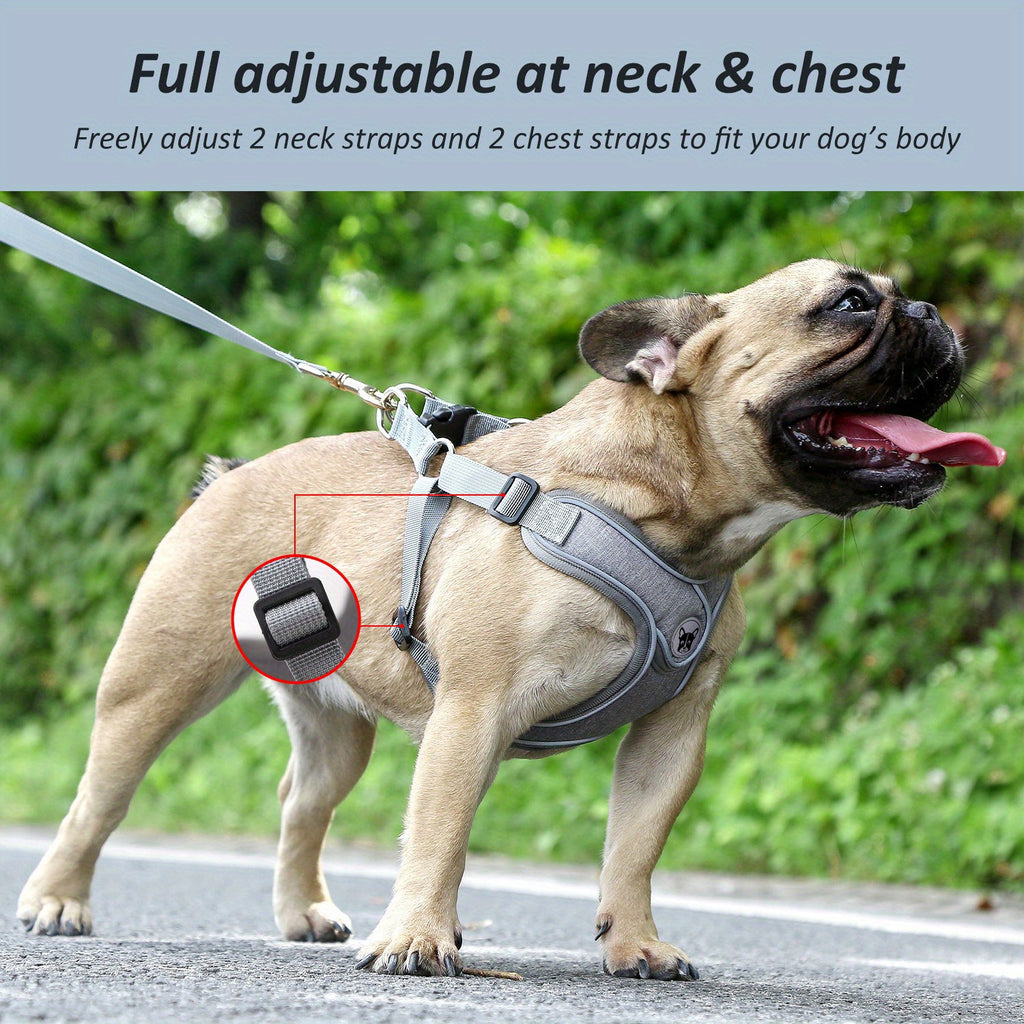 Breathable & Adjustable Reflective Dog Harness Vest
