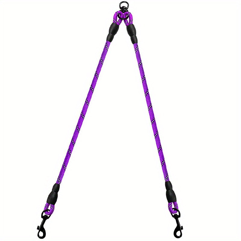 7 colors Taglory Reflective Dual Dog Leash