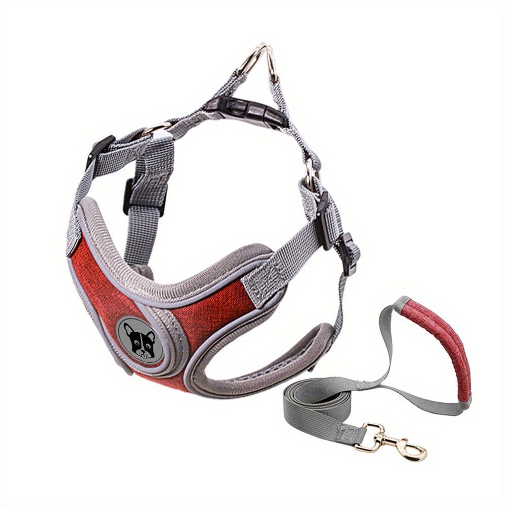Breathable & Adjustable Reflective Dog Harness Vest