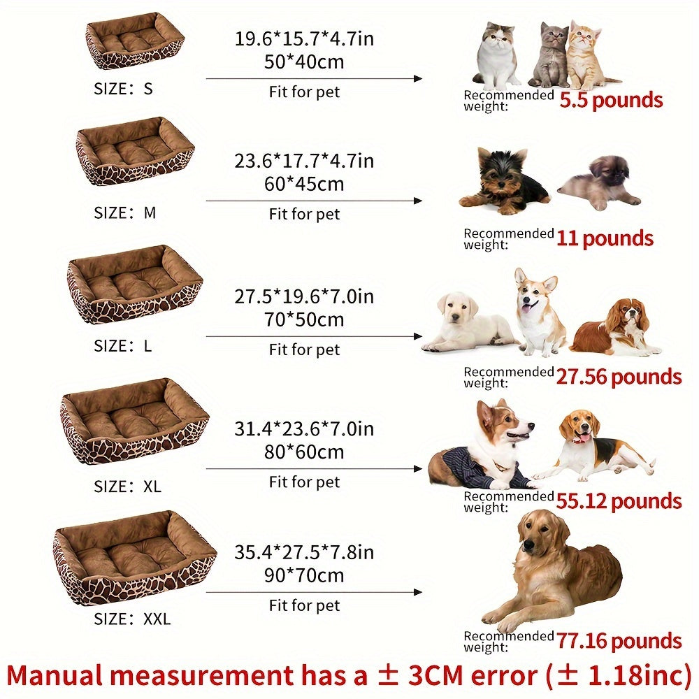 Luxury Orthopedic Pet Bed Sofa