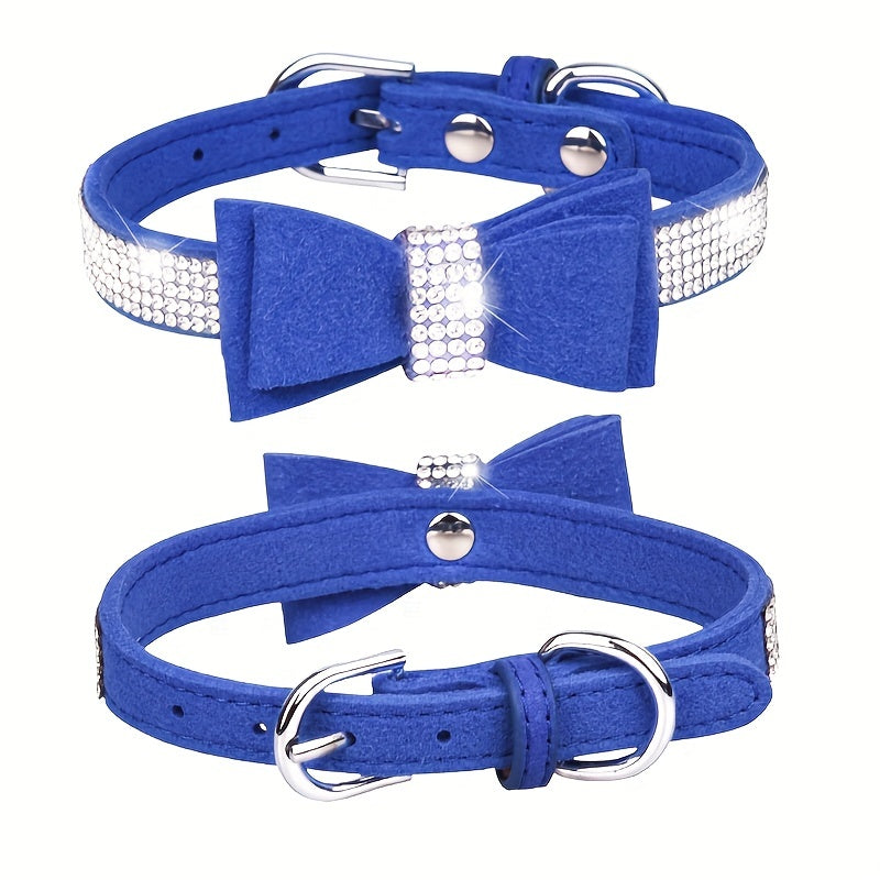 Rhinestone Dog Collar For Small Medium Large Dogs
