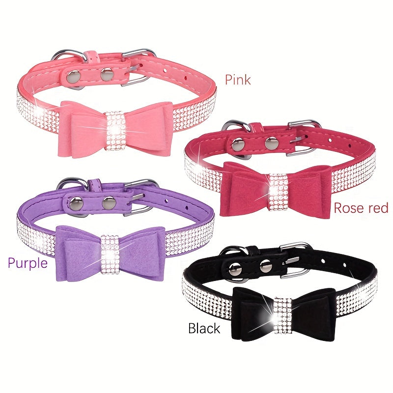 Rhinestone Dog Collar For Small Medium Large Dogs