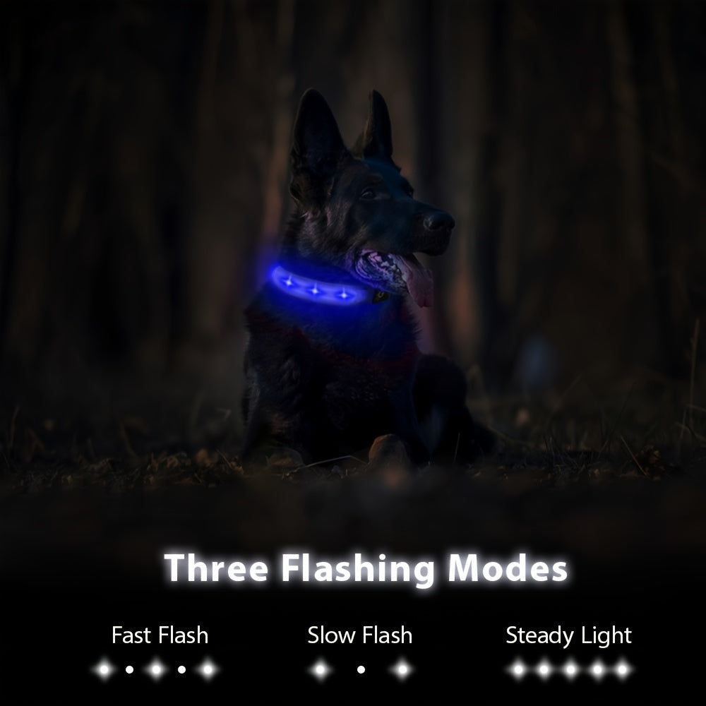JOYTALE LED Dog Collar with AirTag Holder