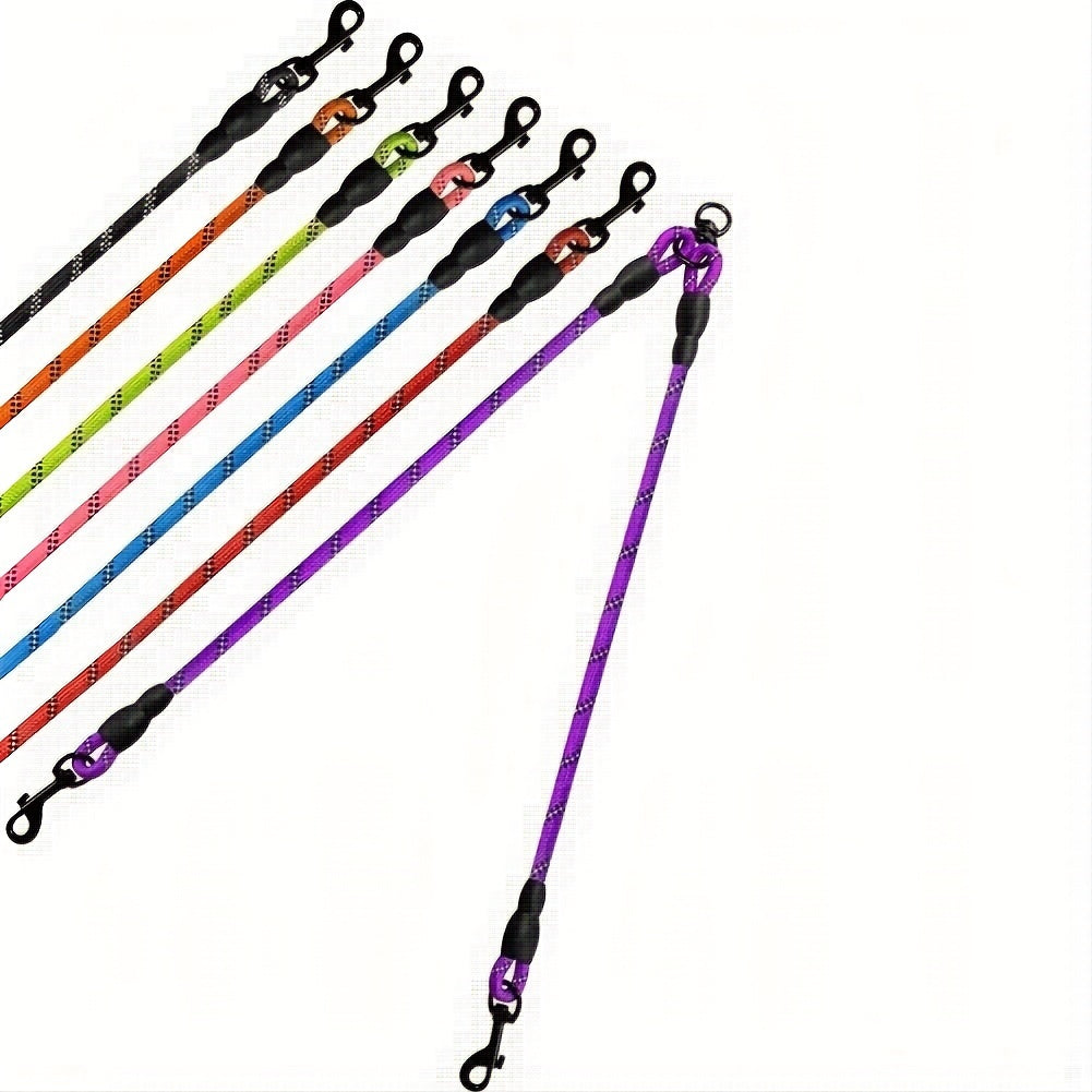 7 colors Taglory Reflective Dual Dog Leash