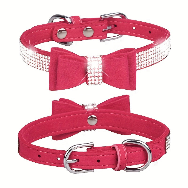 Rhinestone Dog Collar For Small Medium Large Dogs