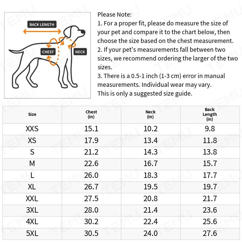 Dog Raincoat, Easy Wear For Small Medium Large Dogs
