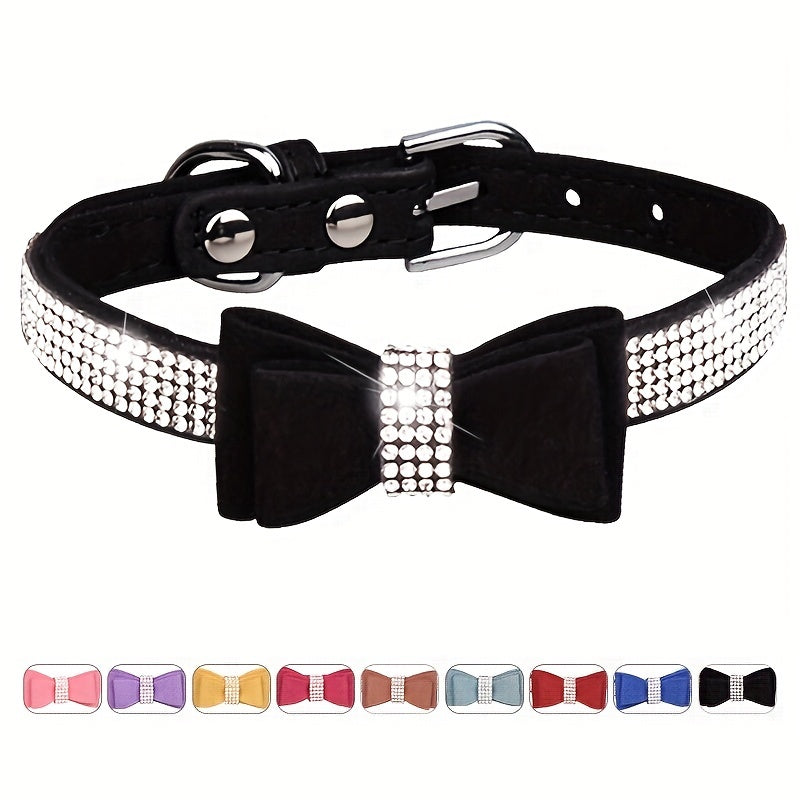 Rhinestone Dog Collar For Small Medium Large Dogs