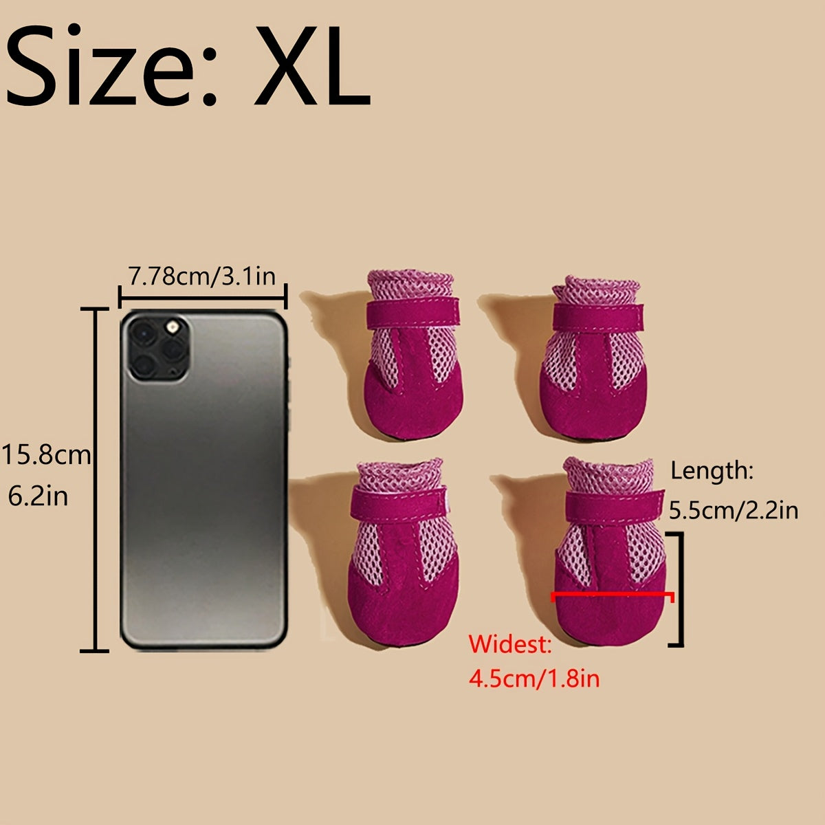 Four Season Universal Breathable Soft Sole Dog Shoes