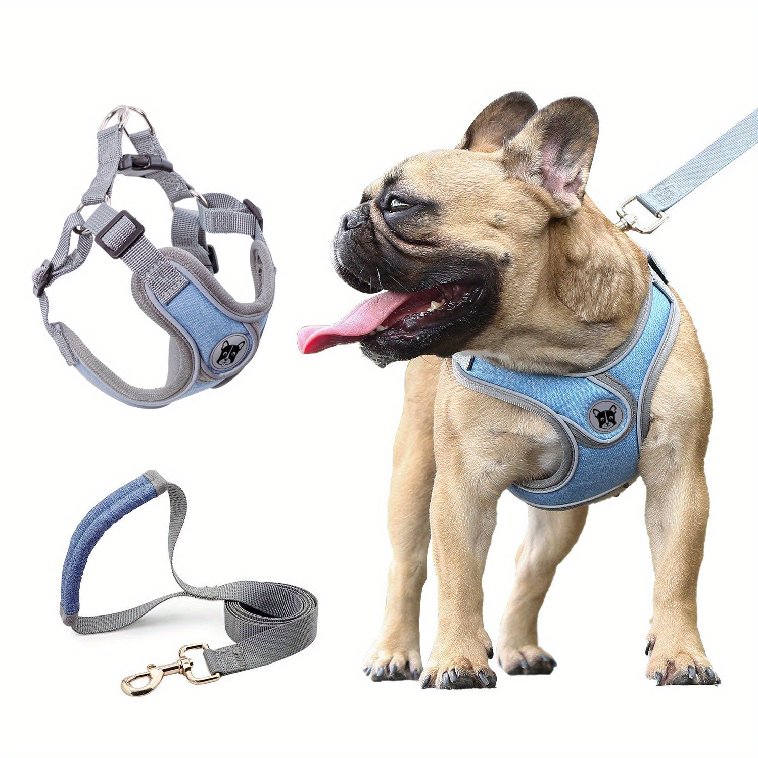 Breathable & Adjustable Reflective Dog Harness Vest